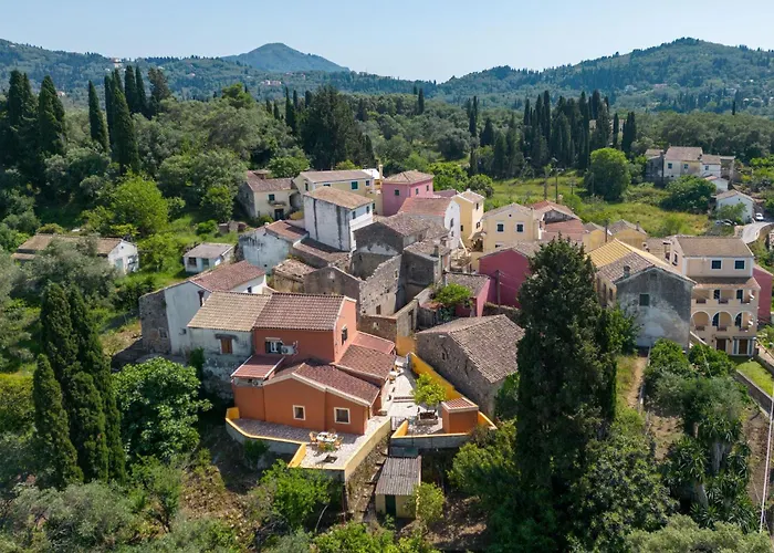 Charming In A Traditional Village, 3 Km From The Of Agios Gordios Villa