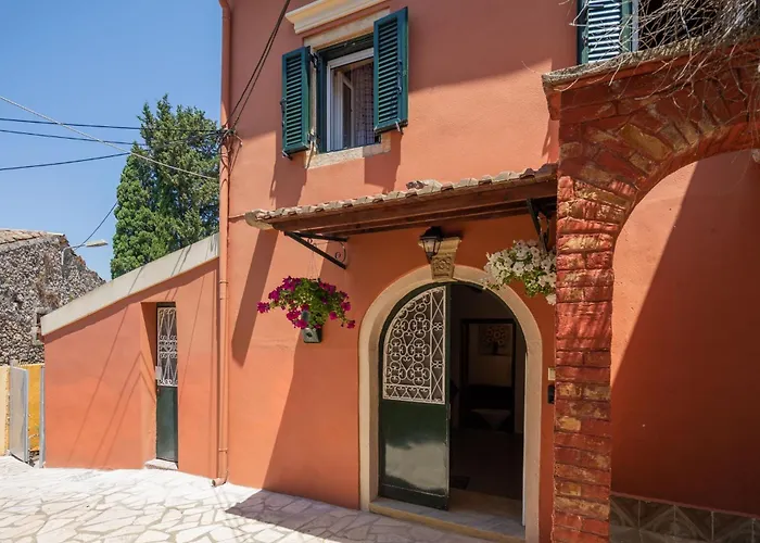 Villa Charming In A Traditional Village, 3 Km From The Of Agios Gordios *